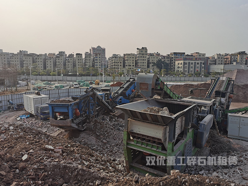 移动建筑垃圾粉碎机 混凝土资源化 300吨欧版反击破
